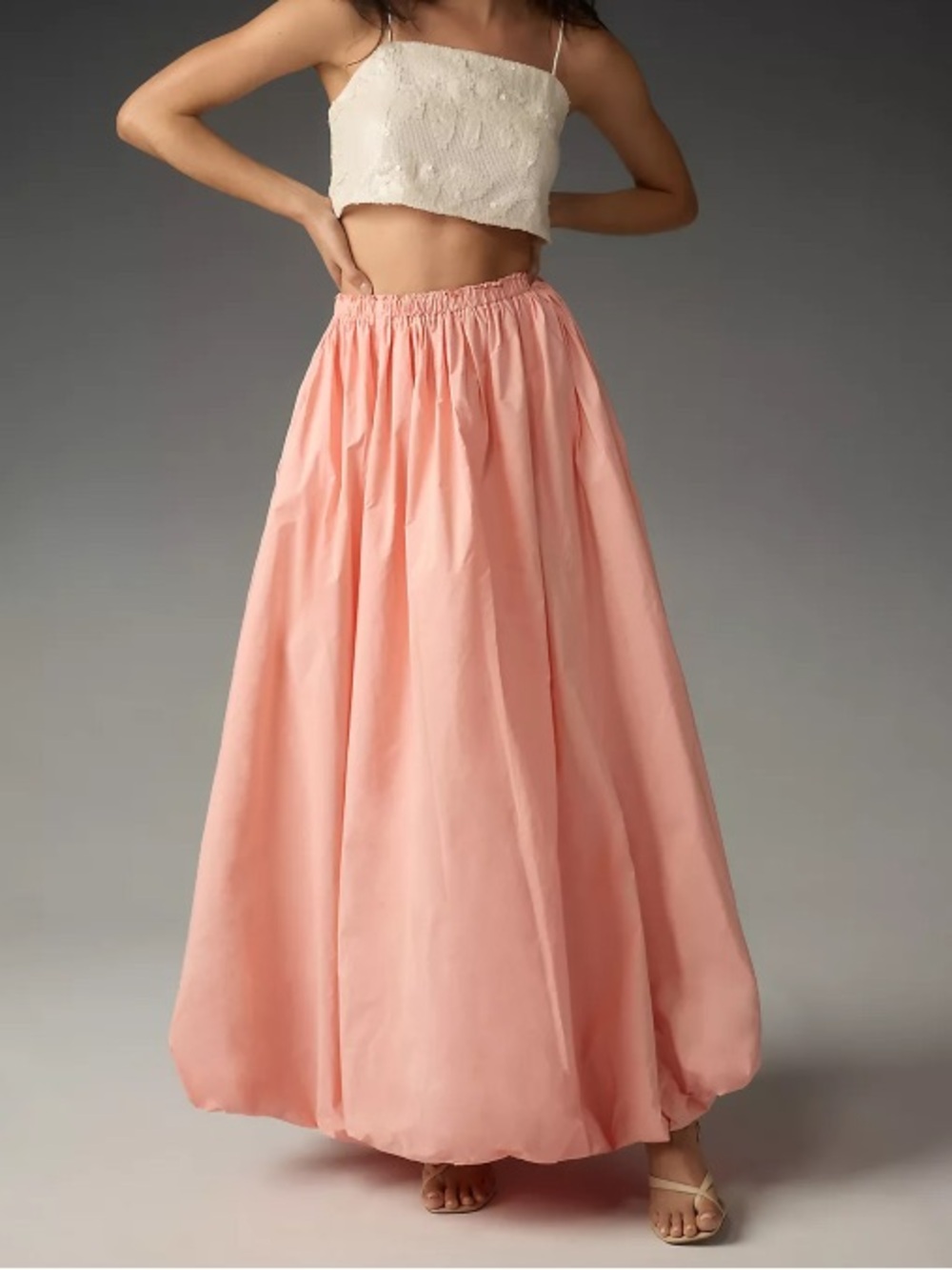 ANTHROPOLOGIE bubble maxi skirt